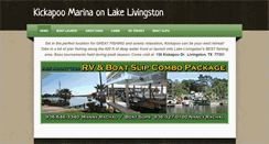 Desktop Screenshot of kickapoomarinatx.com